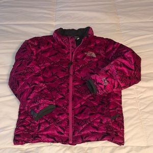 Girls North Face 550 Floral Puffer